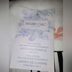 Shabby Chic MR & MRS EST 2025 Kitchen Towels Set of 3